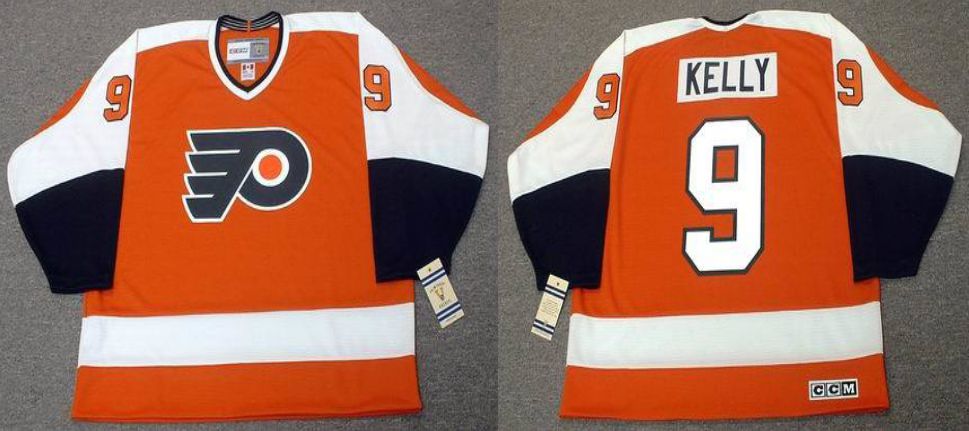 2019 Men Philadelphia Flyers 9 Kelly Orange CCM NHL jerseys